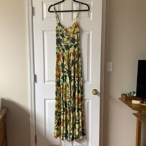Soft-pleated Maxi, Yellow Floral from ASOS